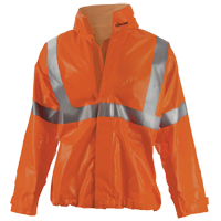 J162 310DH Veste FR Utili-Guard, PVC, Grand, Orange Superchem Industries
