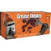 Grease Monkey&reg; Gloves, Medium, Latex, 15-mil, Powder-Free, Blue Superchem Industries