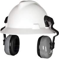 Serre-t&ecirc;te avec contr&ocirc;le du son SH pour les casques de s&eacute;curit&eacute; &agrave; bordure compl&egrave;te, Fixation pour casque, 25 NRR dB Superchem Industries