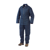 Combinaison en serge doubl&eacute;e, Hommes, Bleu marine, Taille Grand Superchem Industries