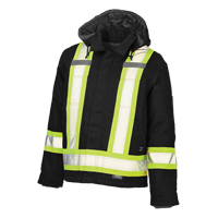 Manteau de s&eacute;curit&eacute;, Noir, Grand Superchem Industries
