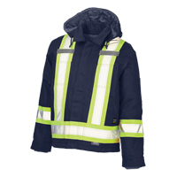 Manteau de s&eacute;curit&eacute;, Bleu marine, Grand Superchem Industries