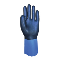 Summitech Full-Dipped Chemical Resistant Gloves, Size Small/7, 11.8" L, Chloroprene, Poly-Cotton Inner Lining, 59-mil Superchem Industries