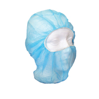 Disposable Balaclava Hood, Polypropylene, Blue Superchem Industries