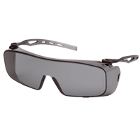 Cappture OTG Safety Glasses, Grey/Smoke Lens, Anti-Fog, ANSI Z87+/Meets/Exceeds CSA Z94.3 Superchem Industries