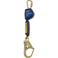 Cordage de s&eacute;curit&eacute; autor&eacute;tractable allong&eacute; Nano-Lok, 9', Polyester/Sangles, Pivotant Superchem Industries