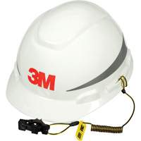 Hard Hat Tether, Coil, Clip/Loop Superchem Industries