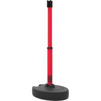 PLUS Barrier Post Set Receiver, 42" High, Red Superchem Industries