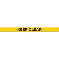 Tough-Mark Heavy-Duty Floor Marking, Rectangle, 48" L x 2" W, Yellow, Polyethylene Superchem Industries