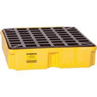 Modular Spill Platform, 15 US gal. Spill Capacity, 26" x 26.25" x 6.5" Superchem Industries