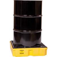 Modular Spill Platform, 15 US gal. Spill Capacity, 26" x 26.25" x 6.5" Superchem Industries