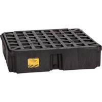 Modular Spill Platform, 15 US gal. Spill Capacity, 26" x 26.25" x 6.5" Superchem Industries