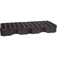 Plateforme de d&eacute;versement modulaire, Capacit&eacute; de d&eacute;versement 30 gal. US, 51,5'' x 26,25" x 6,5" Superchem Industries