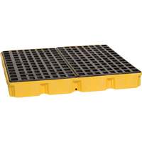 Modular Spill Platform, 60.5 US gal. Spill Capacity, 51.5" x 51.5" x 6.5" Superchem Industries
