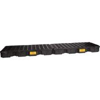 Plateforme de d&eacute;versement modulaire, Capacit&eacute; de d&eacute;versement 60,5 gal. US, 26,5" x 103,5" x 6,5" Superchem Industries