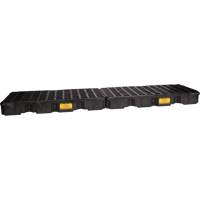 Plateforme de d&eacute;versement modulaire, Capacit&eacute; de d&eacute;versement 60,5 gal. US, 26,5" x 103,5" x 6,5" Superchem Industries