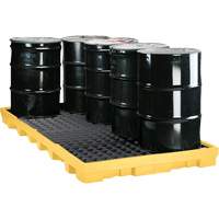 Plateforme de d&eacute;versement modulaire, Capacit&eacute; de d&eacute;versement 121 gal. US, 51,5'' x 103" x 6,5" Superchem Industries