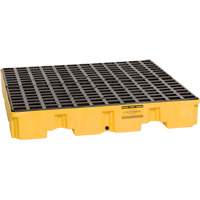 Spill Containment Pallet, 66 US gal. Spill Capacity, 51.5" x 51.5" x 8" Superchem Industries