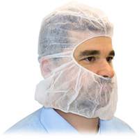 Disposable Hood, Polypropylene, White Superchem Industries