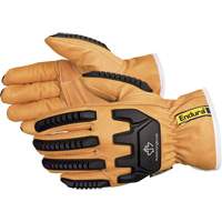 Gants de conducteur antichocs Endura, T-petit, Paume en Cuir fleur de ch&egrave;vre, Thinsulate Superchem Industries