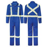 Combinaison de luxe 6 oz Nomex Essential, Taille 34, Bleu royal Superchem Industries
