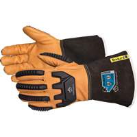 Gants de conducteur antichocs Endura, Petit, Paume en Cuir fleur de ch&egrave;vre, Kevlar Superchem Industries
