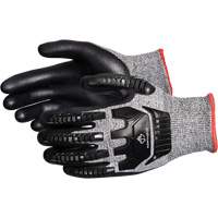 TenActiv Anti-Impact Cut-Resistant Composite Knit Gloves, 6, Synthetic Palm, Knit Wrist Cuff Superchem Industries