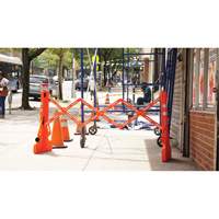 Barricade Multi-Gate, 43" h x 90" lo, Orange Superchem Industries