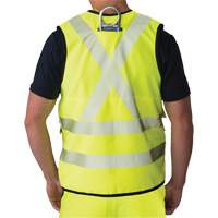 Veste antid&eacute;chirure pour arpenteur, Jaune lime haute visibilit&eacute;, Petit, Polyester Superchem Industries