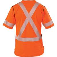 T-shirt &agrave; manches courtes haute visibilit&eacute; Polartec Power Grid, Polyester, Petit, Orange Superchem Industries