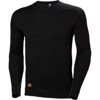 Lifa&reg; Max Moisture-Wicking Crewneck Undershirt, Men's, 2X-Large, Black Superchem Industries