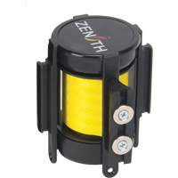 Magnetic Tape Cassette for Build-Your-Own Crowd Control Barrier, 7', Yellow Tape Superchem Industries