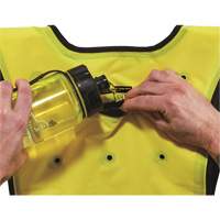 Veste refroidissante &agrave; &eacute;vaporation s&egrave;che &eacute;conomique Chill-Its 6687, Petit/Moyen, Jaune lime haute visibilit&eacute; Superchem Industries