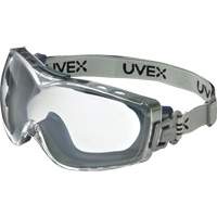 Uvex HydroShield&reg; Stealth&reg; OTG Safety Goggles, Clear Lens, Anti-Fog/Anti-Scratch, Indirect Vent Superchem Industries