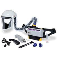 Versaflo Powered Air Purifying Respirator Painter's Kit, Headcover & Faceshield, Lithium-Ion Battery Superchem Industries