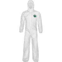 MicroMax&reg; NS Cool Suit Coveralls, Small, White, Microporous/Polypropylene Superchem Industries