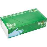 Gants jetables de calibre m&eacute;dical r&eacute;sistants &agrave; la perforation, Grand, Nitrile, 4,5 mils, Sans poudre, Bleu, Classe 2 Superchem Industries