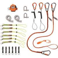 Trousse de longes de fixation d'outils pour monteurs d'&eacute;chafaudages 3187 Squids Superchem Industries