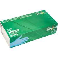 Gants jetables de calibre m&eacute;dical r&eacute;sistants &agrave; la perforation, Moyen, Nitrile, 3,5 mils, Sans poudre, Bleu, Classe 2 Superchem Industries