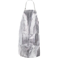 Heat Resistant Apron with Strap, 24" W x 36" L, Aluminized Kevlar&reg; Superchem Industries