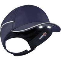Casque antichocs l&eacute;ger avec lampe DEL 8965 Skullerz, Bleu marin Superchem Industries