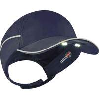 Casque antichocs l&eacute;ger avec lampe DEL 8965 Skullerz, Bleu marin Superchem Industries