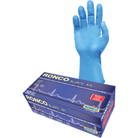 Gants d'examen BLURITE XPL, Petit, Nitrile, 8 mils, Sans poudre, Bleu, Classe 2 Superchem Industries