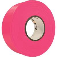 Flagging Tape, 1.1875" W x 164' L, Fluorescent Pink Superchem Industries