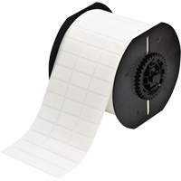 B33 Series Repositionable Adhesive Labels, Vinyl, 1" L x 0.5" H, White Superchem Industries