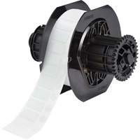 B33 Series Chemical Resistant Laboratory & Vial Top Labels, Polyester, 1" L x 0.5" H, White Superchem Industries