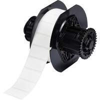 B33 Polyamide Coated Cloth Labels, Nylon, 1.5" L x 0.75" H, White Superchem Industries