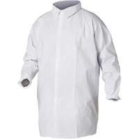 KleenGuard A20 Lab Coats, SMS, White, Small Superchem Industries