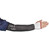 HyFlex&reg; 11-281 Series Wide Cut Resistant Sleeve with Thumbhole, Intercept, 22", ASTM ANSI Level A4, Grey Superchem Industries