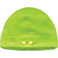 Bonnet N-Ferno &agrave; lumi&egrave;res DEL, Taille unique, Vert lime haute visibilit&eacute; Superchem Industries